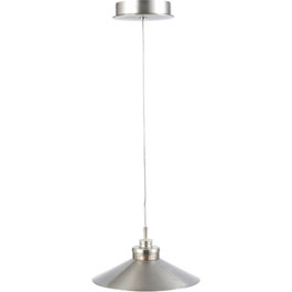 C164-PC2200-16M-16M By Alico Lighting-Millennium Collection Matte Satin Nickel Shade Finish Single-Lamp Pendant 