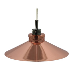 C164-PC2200-89-45 By Alico Lighting-Millennium Collection Polished Copper Shade Finish Single-Lamp Pendant 