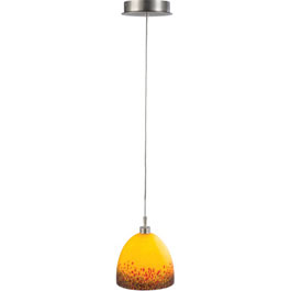 C164-PC2700-52-16M By Alico Lighting-Louvre Collection Symphony of Fire Shade Finish Single-Lamp Pendant 