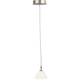 C164-PC700-10-16M By Alico Lighting-Futura Collection Matte Satin Nickel Finish Single-Lamp Pendant
