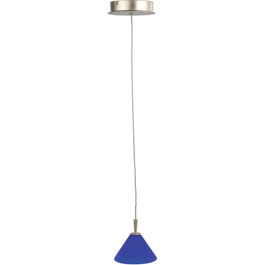C164-PC700-7-16M By Alico Lighting-Futura Collection Matte Satin Nickel Finish Single-Lamp Pendant