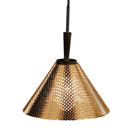 C164-PC900-89-45 By Alico Lighting-Colander Collection Oil-Rubbed Bronze Finish Single-Lamp Pendant