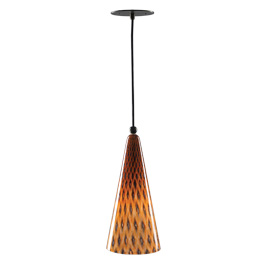 C164-PS1750-53-45 By Alico Lighting-Fontana Grande Collection Oil-Rubbed Bronze Finish Single-Lamp Pendant With Pineapple Shade