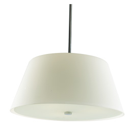 C164-PS5600-10-15 By Alico Lighting-Primrose Collection Chrome Finish Single-Lamp Pendant With White Opal Glass Shade