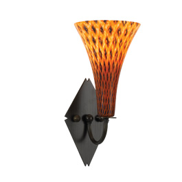 C164-PW1770-53-45 By Alico Lighting-Tromba Collection Pineapple Finish Single-Lamp Wall Sconce With Pineapple Shade