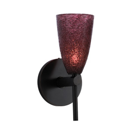 C164-WS3604-36-15 By Alico Lighting-Glacier Para Collection Chrome Finish Single-Lamp Wall Sconce With Ice Wine Glass