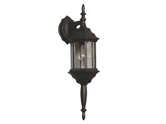 C165-16266BL By Kenroy Home-Custom Fit Collection Black Finish 5 - In - 1 Lantern 1 Light 7In Dia