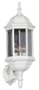 C165-16267WH By Kenroy Home-Custom Fit Collection White Finish 5 - In - 1 Lantern 3 Light Sconce 8In Dia