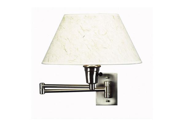 C165-30110BS By Kenroy Home-Simplicity Collection Brushed Steel Finish Simplicity Wall Sw. Arm
