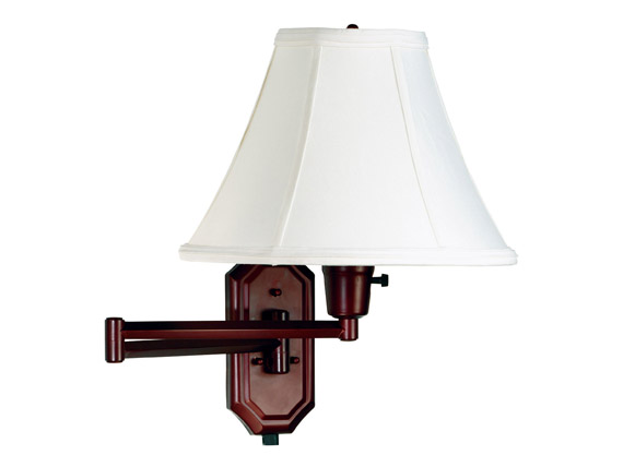 C165-30110WHWH-1 By Kenroy Home-Simplicity Collection White Finish Simplicity Swing Arm White