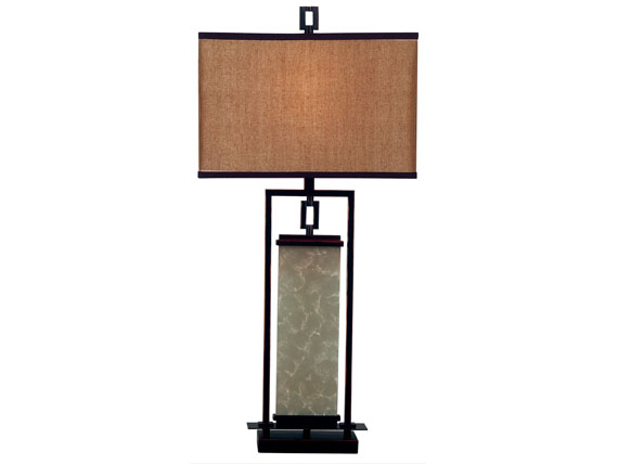 C165-30740ORB By Kenroy Home-Plateau Collection Oil Rubbed Bronze Finish Plateau Table Lamp