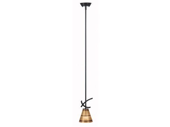 C165-90085ORB By Kenroy Home-Wright Collection Oil Rubbed Bronze Finish Wright 1 Light Mini Pendant