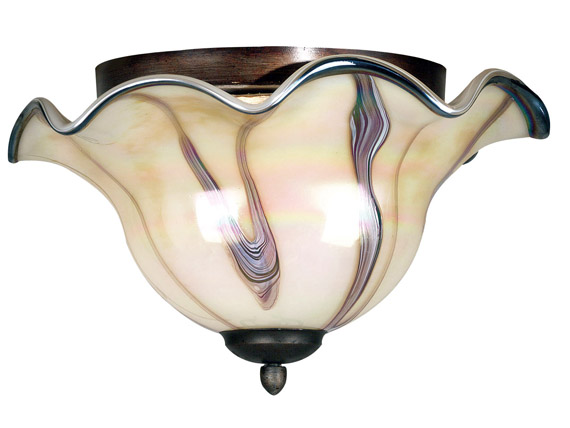 C165-90887TS By Kenroy Home-Inverness Collection Tuscan Silver Finish Inverness 2 Lights. Flush Mount