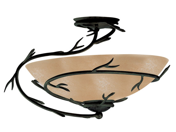 C165-90905BRZ By Kenroy Home-Twigs Collection Bronze Finish Twigs Semiflush