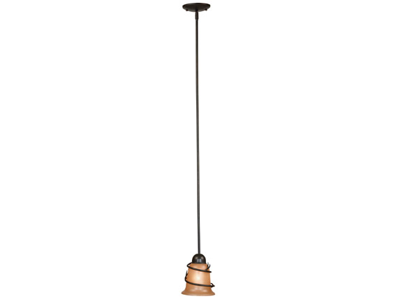 C165-90908BRZ By Kenroy Home-Twigs Collection Bronze Finish Twigs Mini Pendant