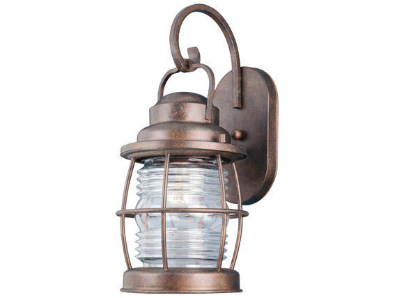 C165-90952GC By Kenroy Home-Beacon Collection Gilded Copper Finish Beacon Medium Wall Lantern