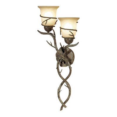 C165-92136BRZ By Kenroy Home-Twigs Collection Bronze Finish Twigs Sconce - 2 Lights
