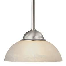 C170-200-09 By Dolan Designs-Fireside Collection Satin Nickel Finish Mini Pendant