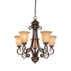 C170-2090-133 By Dolan Designs-Medici Collection English Bronze Finish 5 Light Chandelier