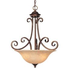 C170-2094-133 By Dolan Designs-Medici Collection English Bronze Finish 3 Light Pendant
