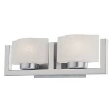 C170-2247-09 By Dolan Designs Uptown Collection Satin Nickel Finish 2 Light Bath