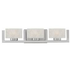 C170-2248-09 By Dolan Designs Uptown Collection Satin Nickel Finish 3 Light Bath