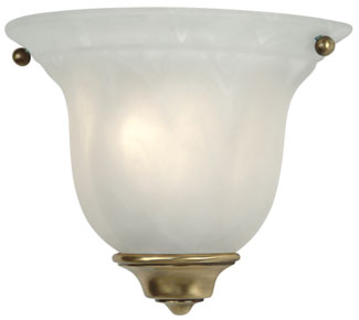 C170-225-18 By Dolan Designs-Richland Collection Old Brass Finish Wall Sconce