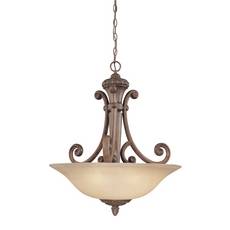 C170-2404-54 By Dolan Designs-Carlyle Collection Canyon Clay Finish 4 Light Pendant