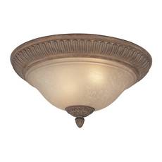 C170-2408-54 By Dolan Designs-Carlyle Collection Canyon Clay Finish 2 Light Flushmount