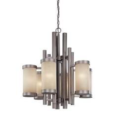 C170-2620-66 By Dolan Designs-Cortona Collection Vista Finish 6 Light Chandelier