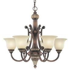 C170-2640-211 By Dolan Designs-Bonita Collection Yuma Finish 6 Light Chandelier