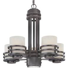 C170-2660-78 By Dolan Designs-Saturn Collection Bolivian Finish 5 Light Chandelier