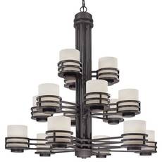 C170-2663-78 By Dolan Designs-Saturn Collection Bolivian Finish 15 Light 3Tier Chandelier