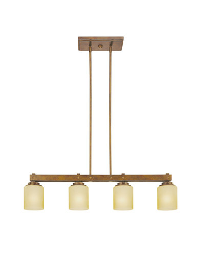 C170-2709-90 By Dolan Designs Sherwood Collection Sienna Finish 4 Light Island