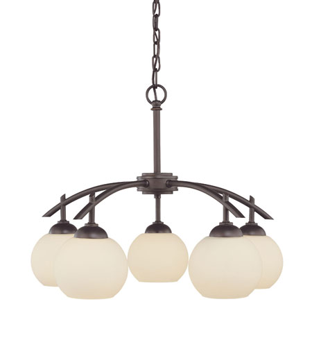 C170-2870-78 By Dolan Designs Cathedral Collection Bolivian Finish 5 Light Chandelier