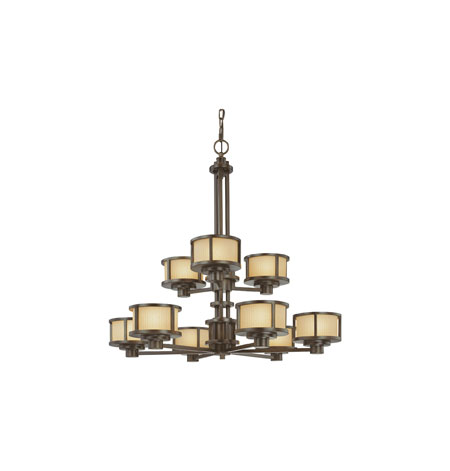 C170-2892-62 By Dolan Designs Bridgetown Collection Heirloom Bronze Finish 9 Light Chandelier