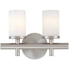 C170-432-09 By Dolan Designs-Alto Collection Satin Nickel Finish 2 Light Bath
