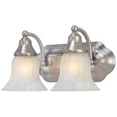 C170-468-09 By Dolan Designs-Richland Collection Satin Nickel Finish 2 Light Bath