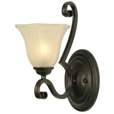 C170-4771-34 By Dolan Designs-Winston Collection Olde World Iron Finish Wall Sconce