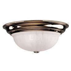 C170-523-14 By Dolan Designs-Richland Collection Polished Brass Finish 3 Light Flushmount