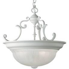 C170-527-32 By Dolan Designs-Richland Collection Classic White Finish 3 Light Pendant