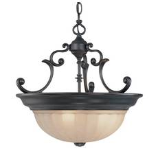 C170-527-78 By Dolan Designs-Richland Collection Bolivian Finish 3 Light Pendant