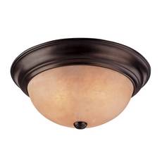 C170-5332-133 By Dolan Designs-Medici Collection English Bronze Finish 2 Light Flushmount
