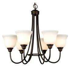 C170-540-34 By Dolan Designs-Willow Point Collection Olde World Iron Finish 6 Light Chandelier