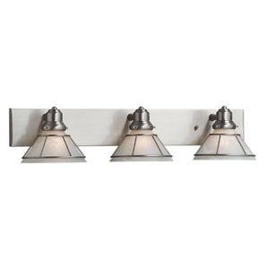 C170-633-09 By Dolan Designs-Craftsman Collection Satin Nickel Finish 3 Light Bath