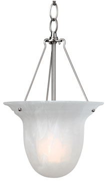 C170-661-09 By Dolan Designs-Richland Collection Satin Nickel Finish 1 Light Pendant