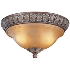 C170-824-38 By Dolan Designs-Windsor Collection Sante Fe Finish 2 Light Flushmount