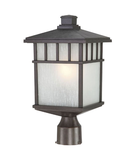 C170-9116-34 By Dolan Designs Barton Collection Olde World Iron Finish 1 Light Post