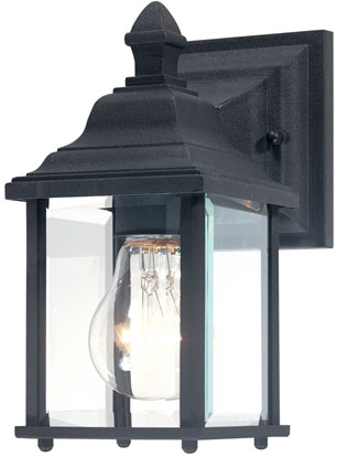 C170-930-50 By Dolan Designs-Charleston Collection Black Finish 1 Light Wall
