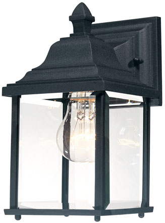 C170-931-50 By Dolan Designs-Charleston Collection Black Finish 1 Light Wall